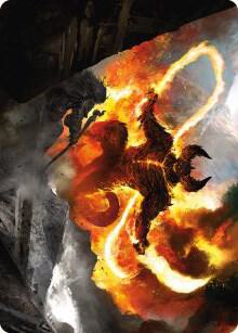 The Balrog, Flame of Udun Art Card card image