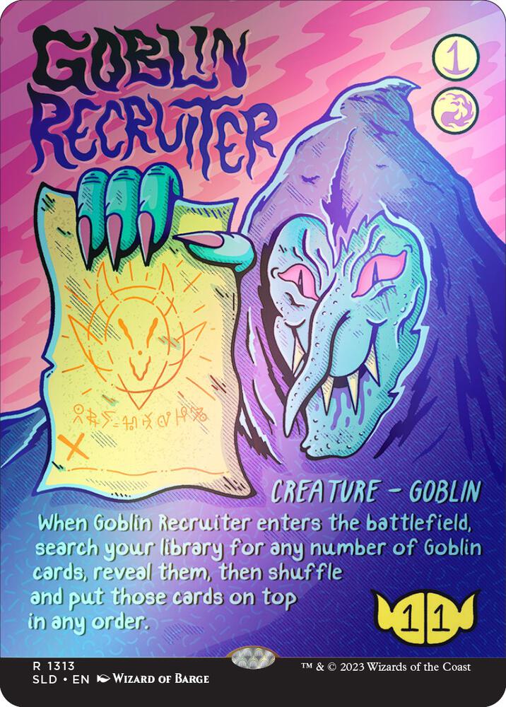 Goblin Recruiter (Rainbow Foil) card image