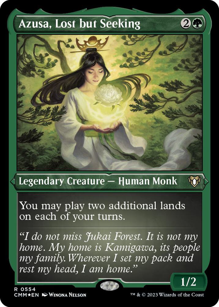 Azusa, Lost but Seeking (Foil Etched) card image