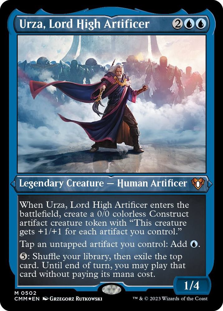 Urza, Lord High Artificer (Foil Etched) card image