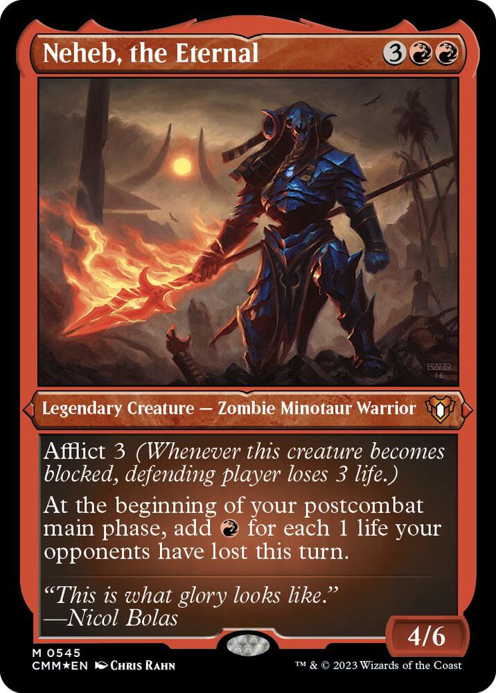 Neheb, the Eternal (Foil Etched) card image