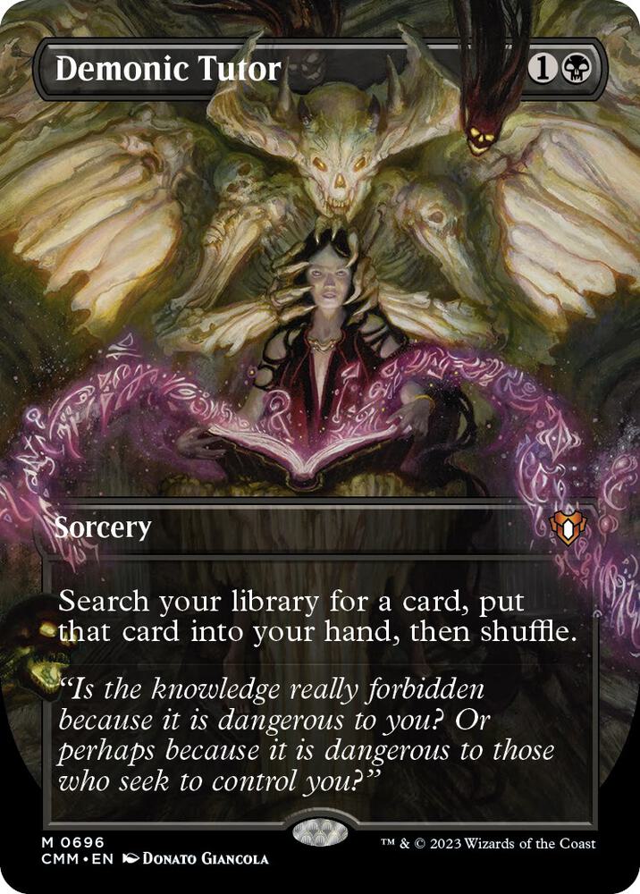 Demonic Tutor (Borderless) card image