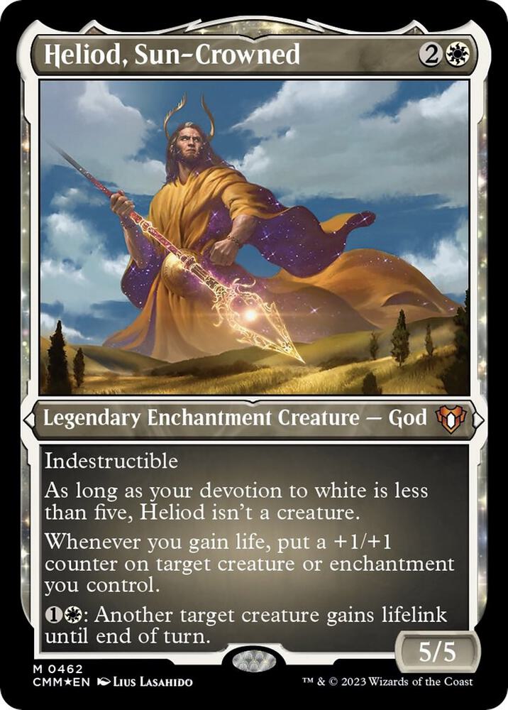 Heliod, Sun-Crowned (Foil Etched) card image