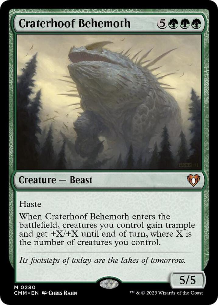 Craterhoof Behemoth card image