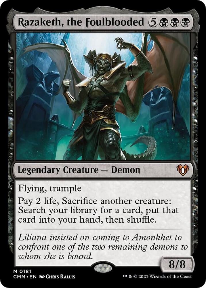 Razaketh, the Foulblooded card image