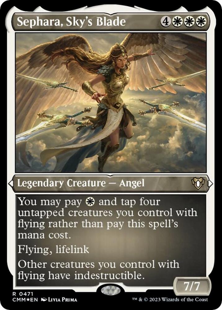Sephara, Sky's Blade (Foil Etched) card image