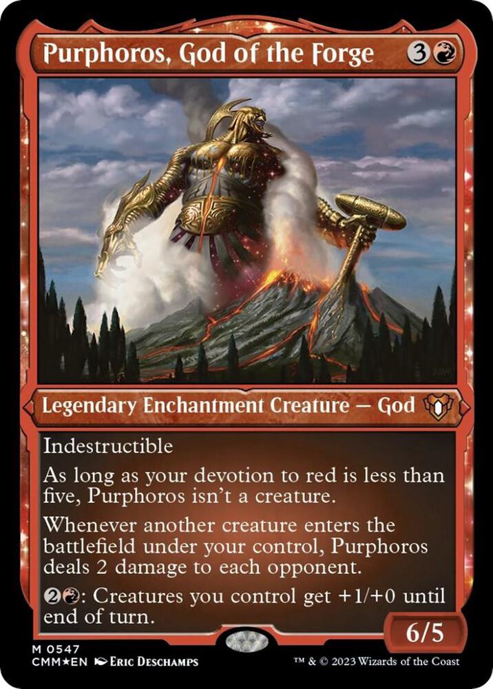 Purphoros, God of the Forge (Foil Etched) card image