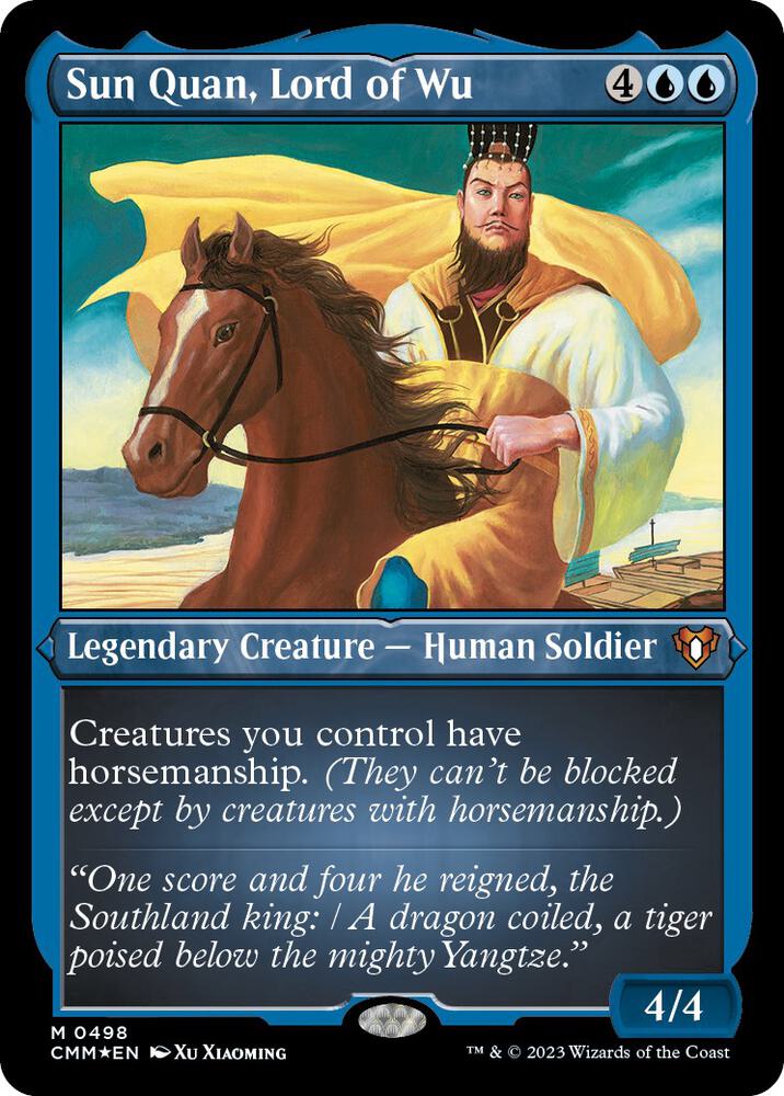 Sun Quan, Lord of Wu (Foil Etched) card image