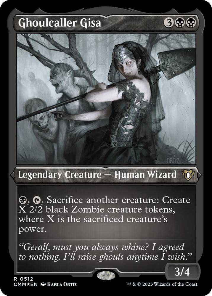 Ghoulcaller Gisa (Foil Etched) card image