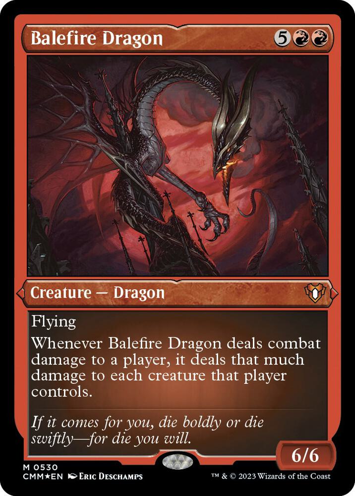 Balefire Dragon (Foil Etched) card image