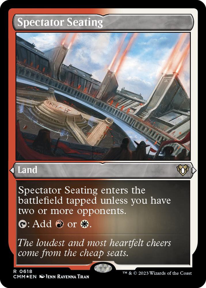 Spectator Seating (Foil Etched) card image