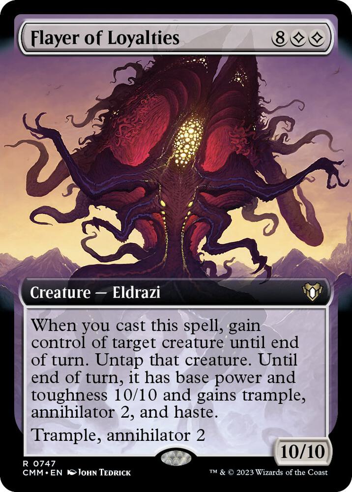 Flayer of Loyalties (Extended Art) card image