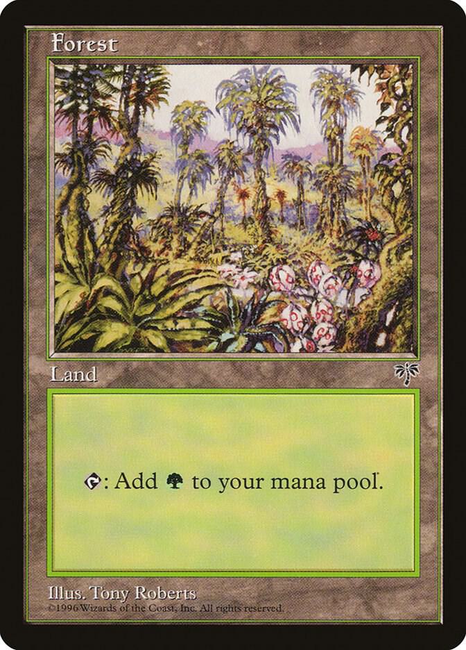Forest (Pink Flowers Right) card image