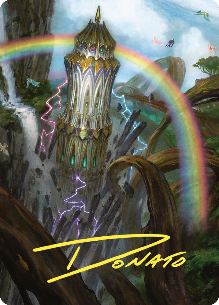 Command Tower Art Card (Gold-Stamped Signature) card image