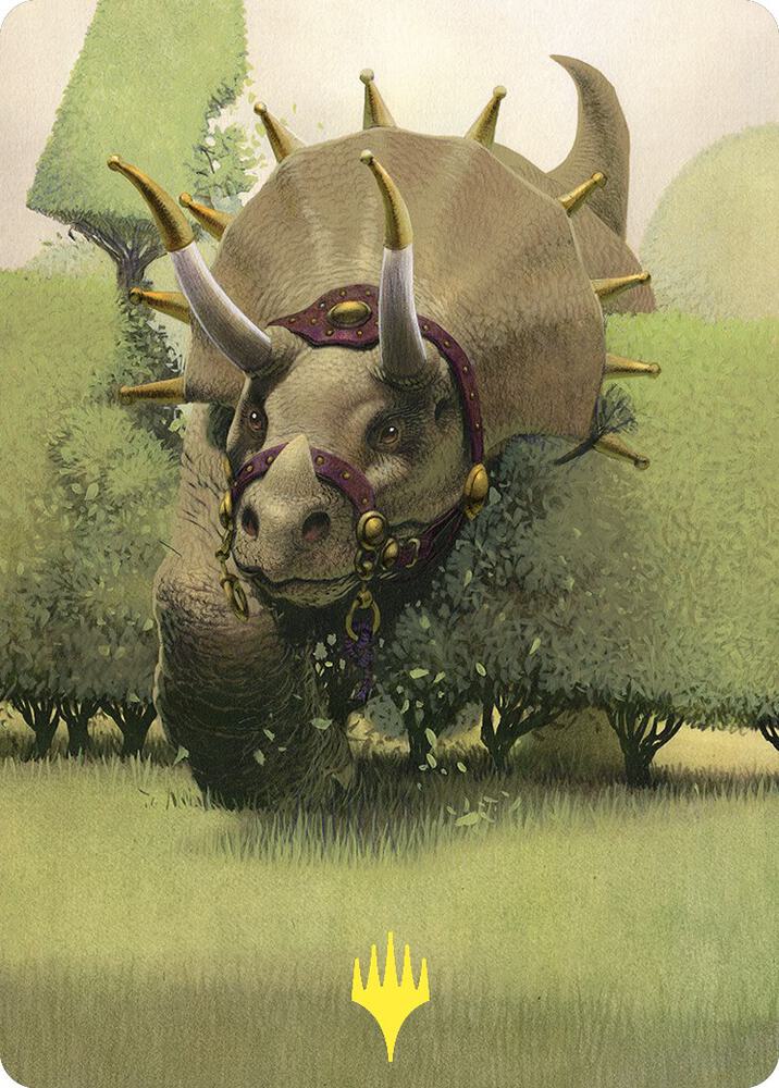 Regal Behemoth Art Card (Gold-Stamped) card image