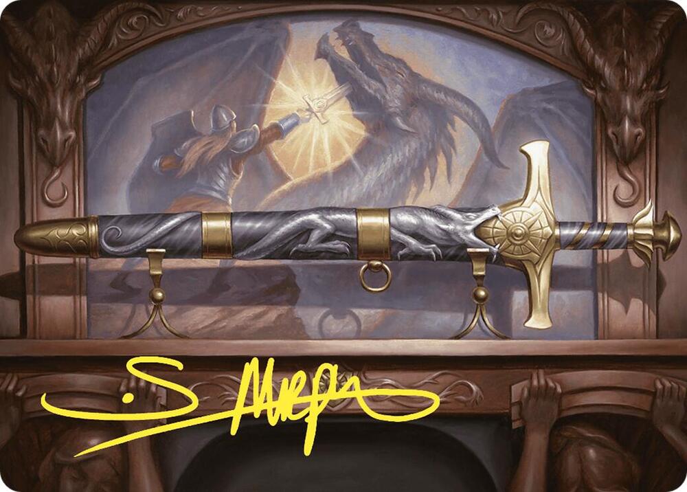Ancestral Blade Art Card (Gold-Stamped Signature) card image