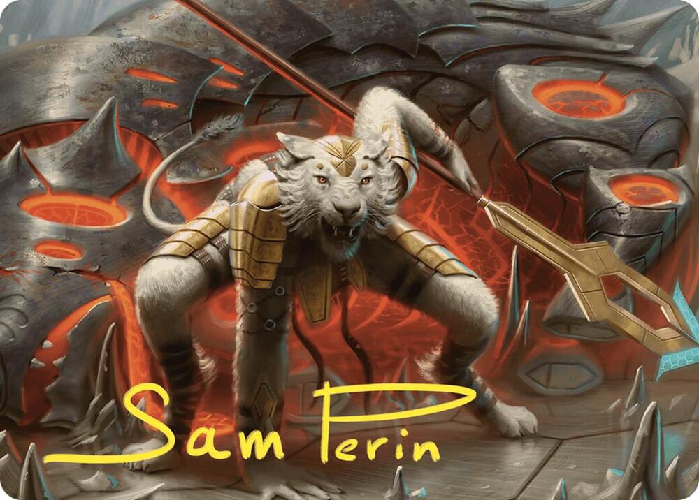 Sunspear Shikari Art Card (Gold-Stamped Signature) card image
