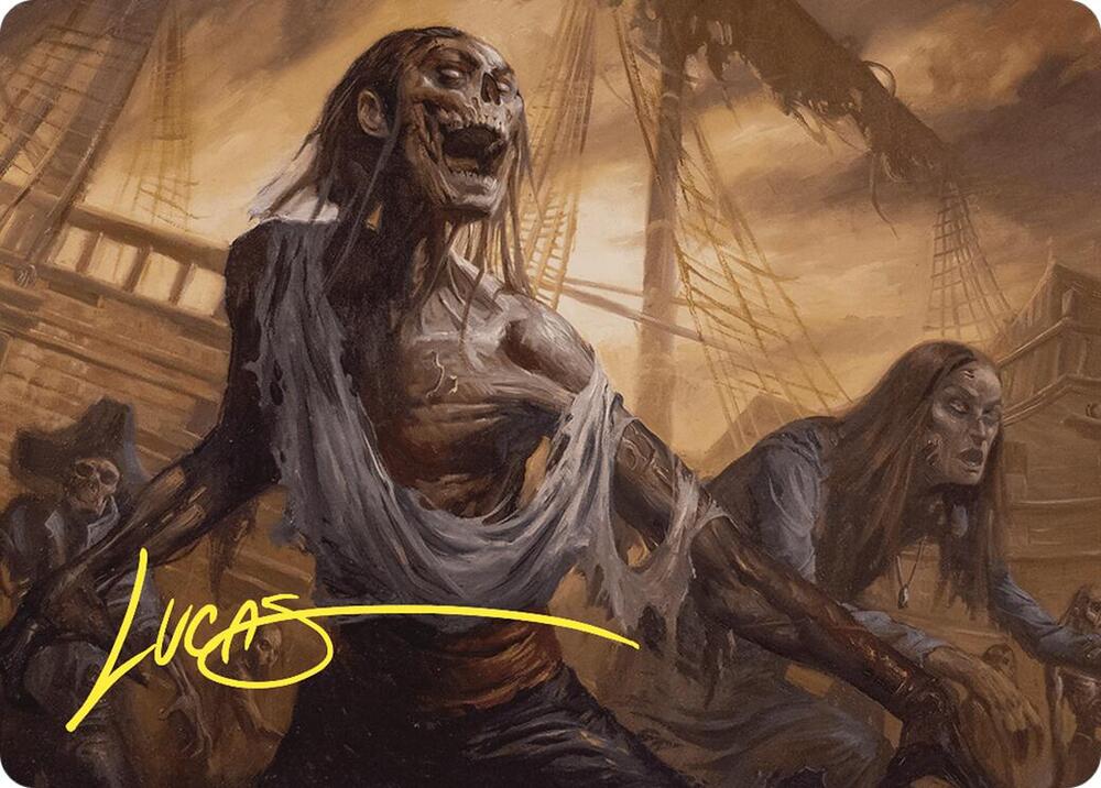 Rise from the Tides Art Card (Gold-Stamped Signature) card image