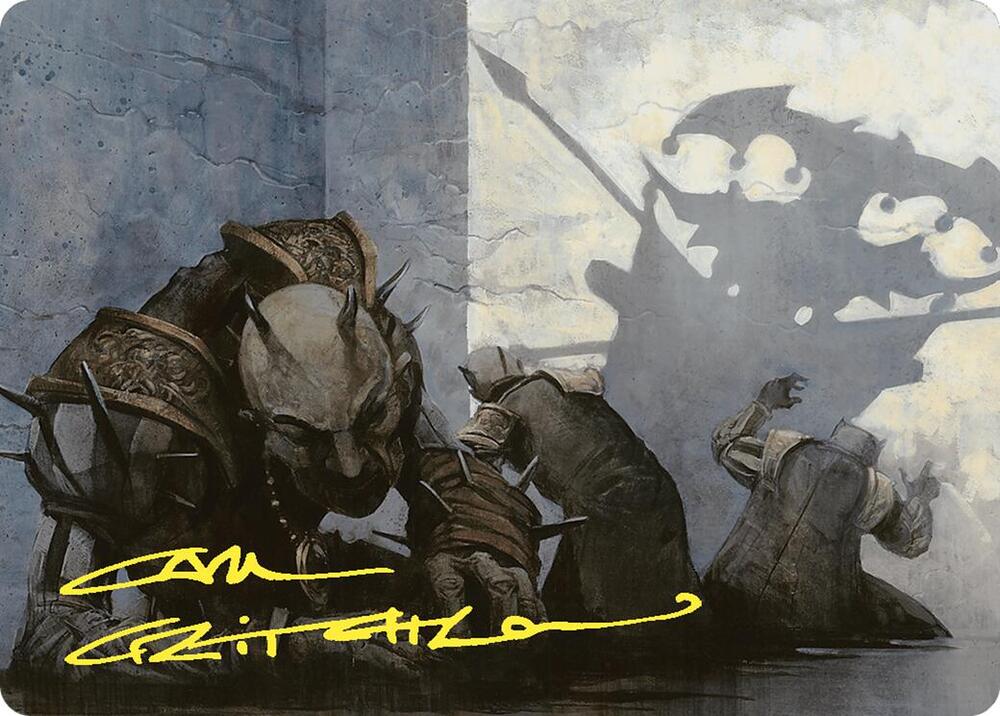 Decree of Pain Art Card (Gold-Stamped Signature) card image