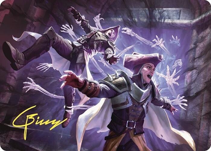 Grave Pact Art Card (Gold-Stamped Signature) card image