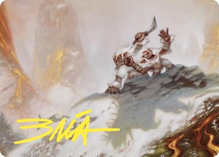 Dragon Fodder Art Card (Gold-Stamped Signature) card image