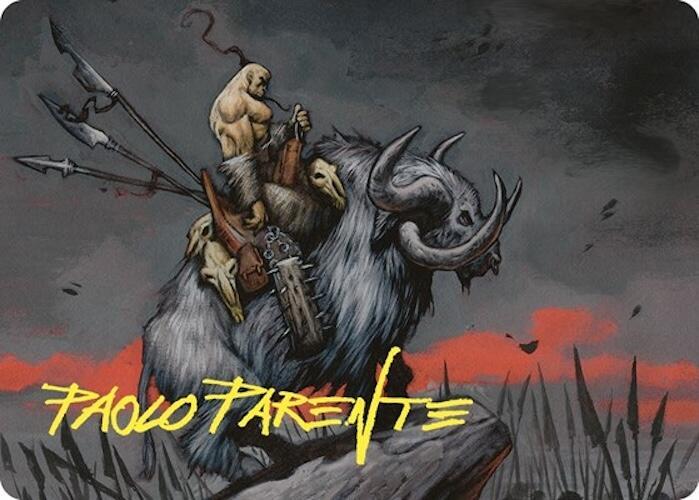 Godo, Bandit Warlord Art Card (Gold-Stamped Signature) card image
