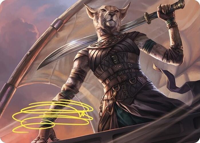 Mirri, Weatherlight Duelist Art Card (Gold-Stamped Signature) card image