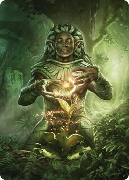 Elvish Mystic Art Card card image