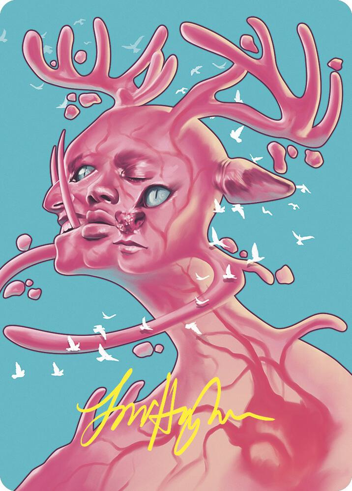 Morophon, the Boundless Art Card (Gold-Stamped Signature) card image