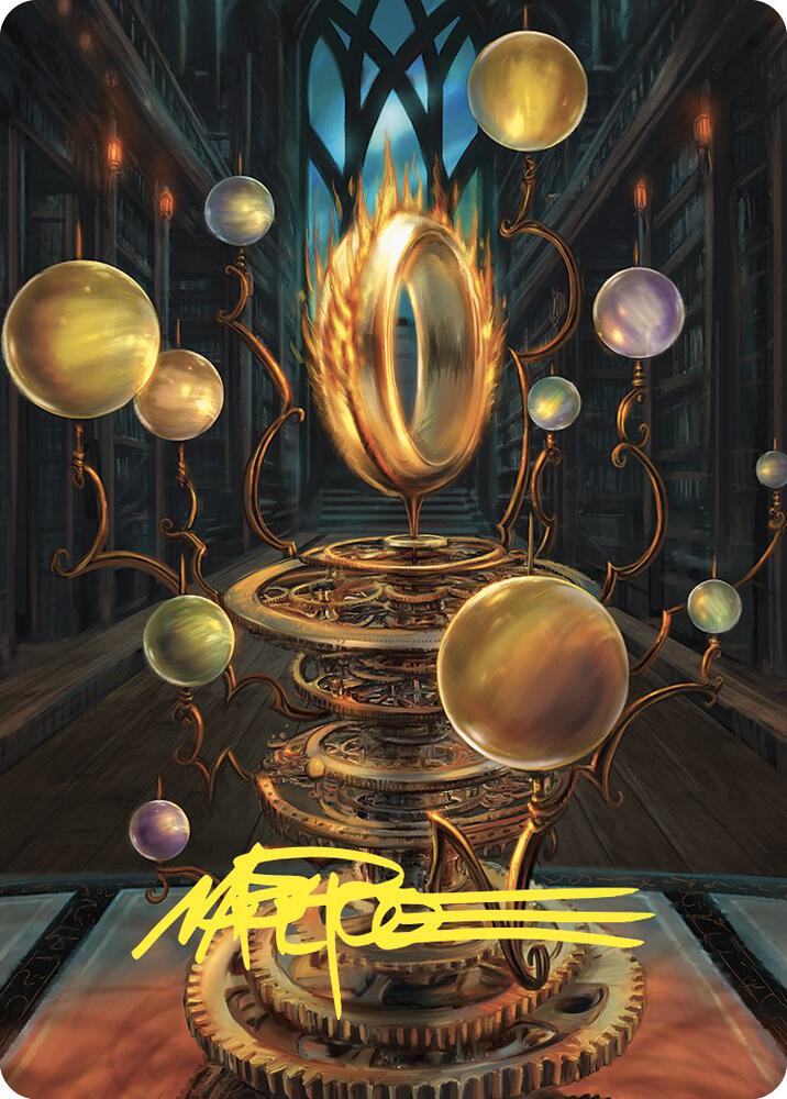 Sol Ring Art Card (Gold-Stamped Signature) card image