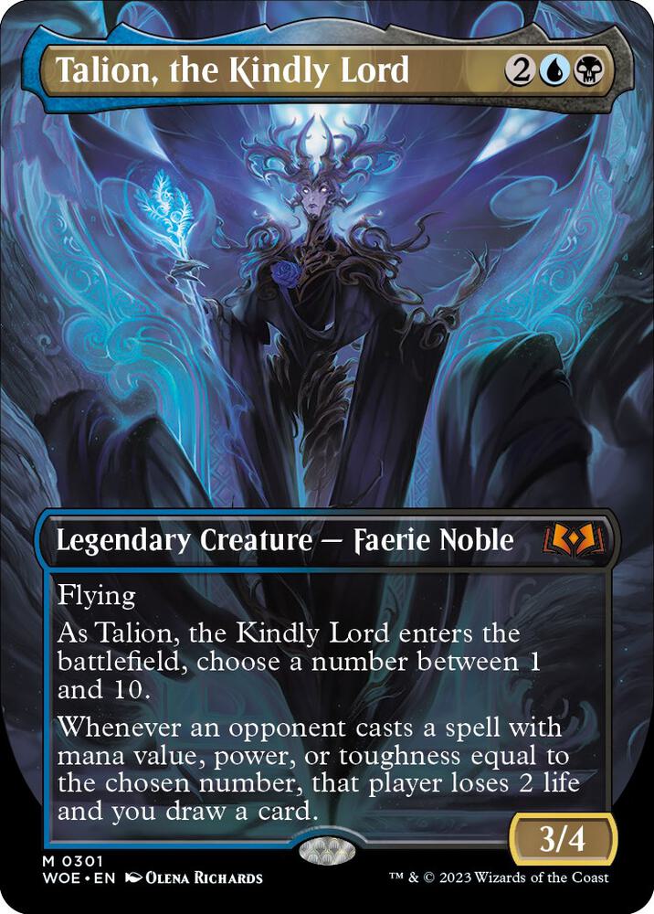 Talion, the Kindly Lord (Borderless) card image
