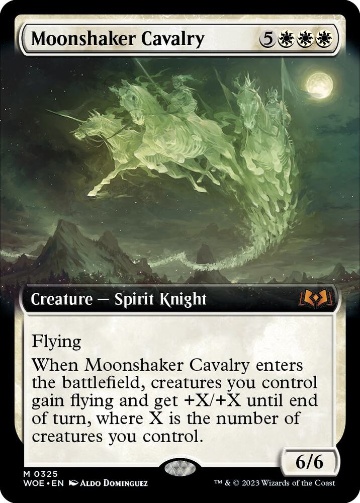 Moonshaker Cavalry (Extended Art) card image