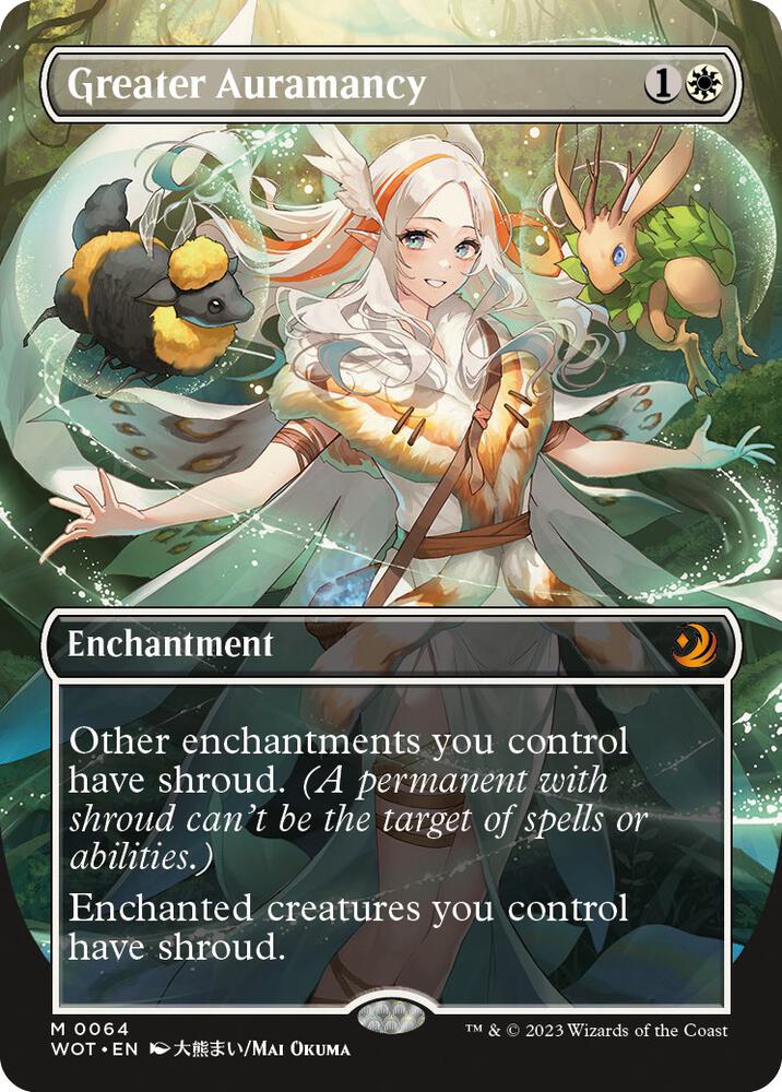 Greater Auramancy (Anime Borderless) card image