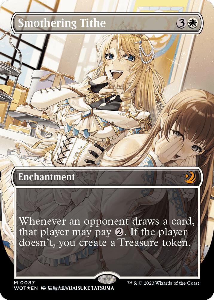 Smothering Tithe (Anime Borderless) (Confetti Foil) card image