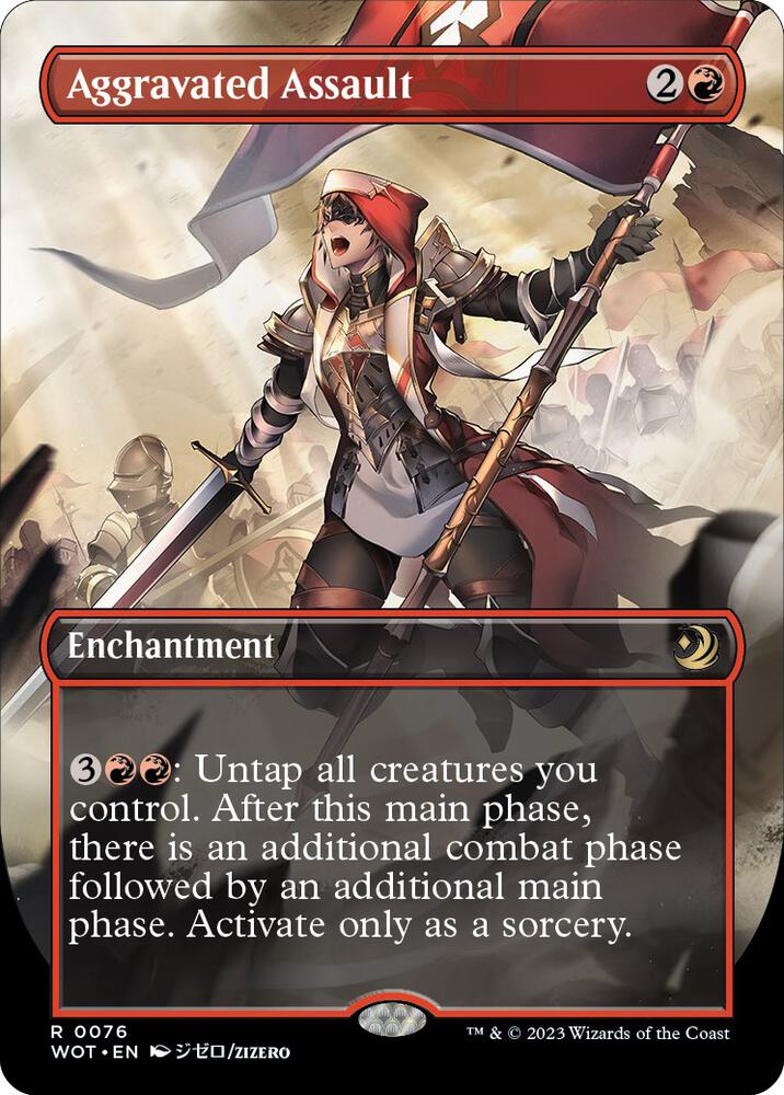 Aggravated Assault (Anime Borderless) card image