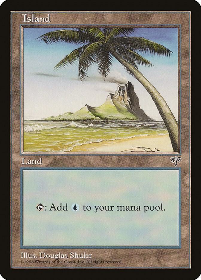 Island (Palm Tree) card image