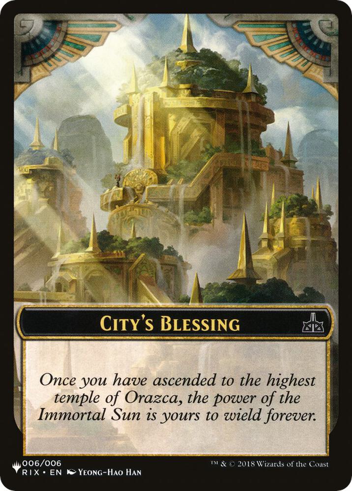 City's Blessing // The Monarch Double-sided Token card image
