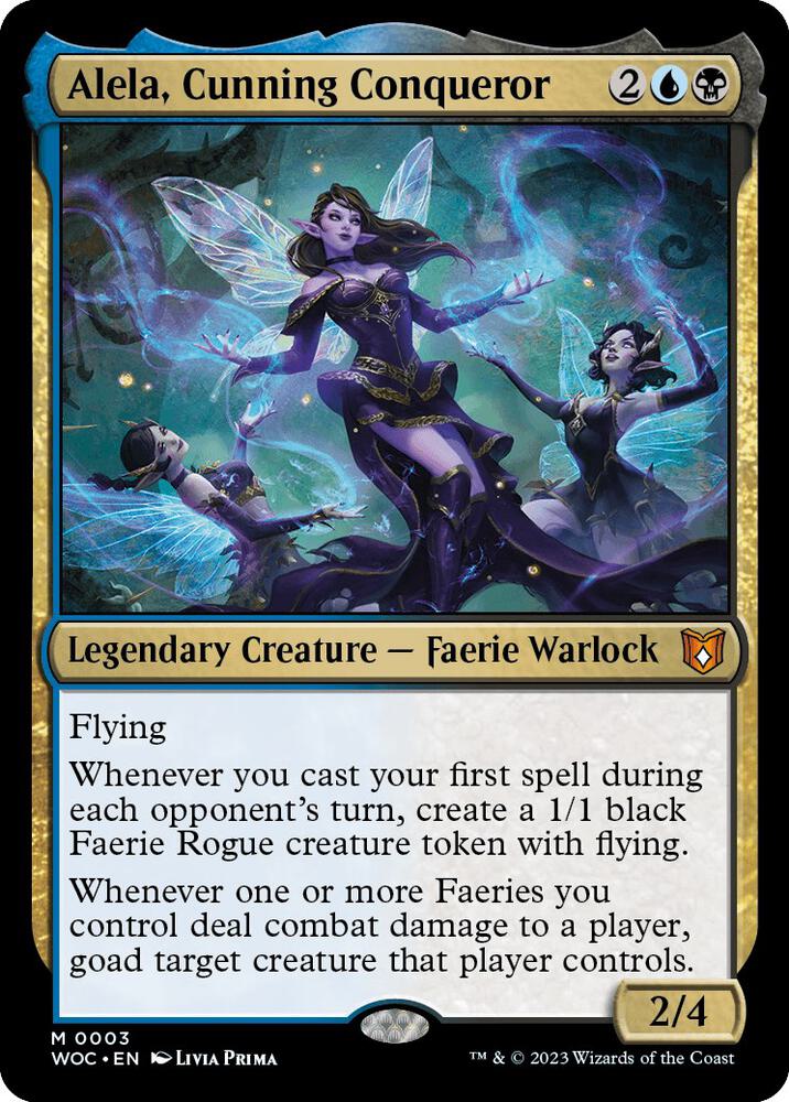Alela, Cunning Conqueror card image