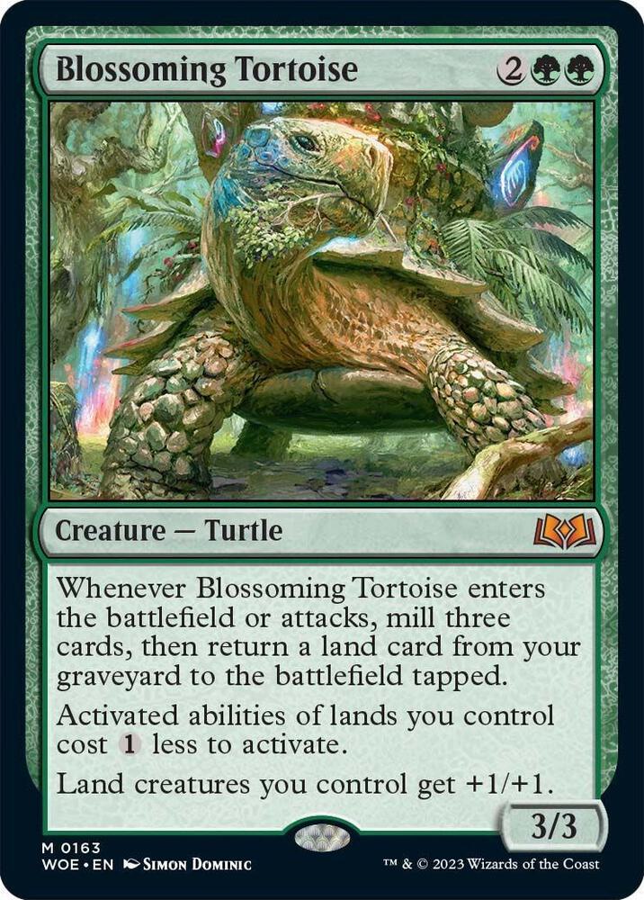 Blossoming Tortoise card image
