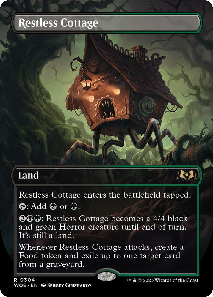 Restless Cottage (Borderless) card image