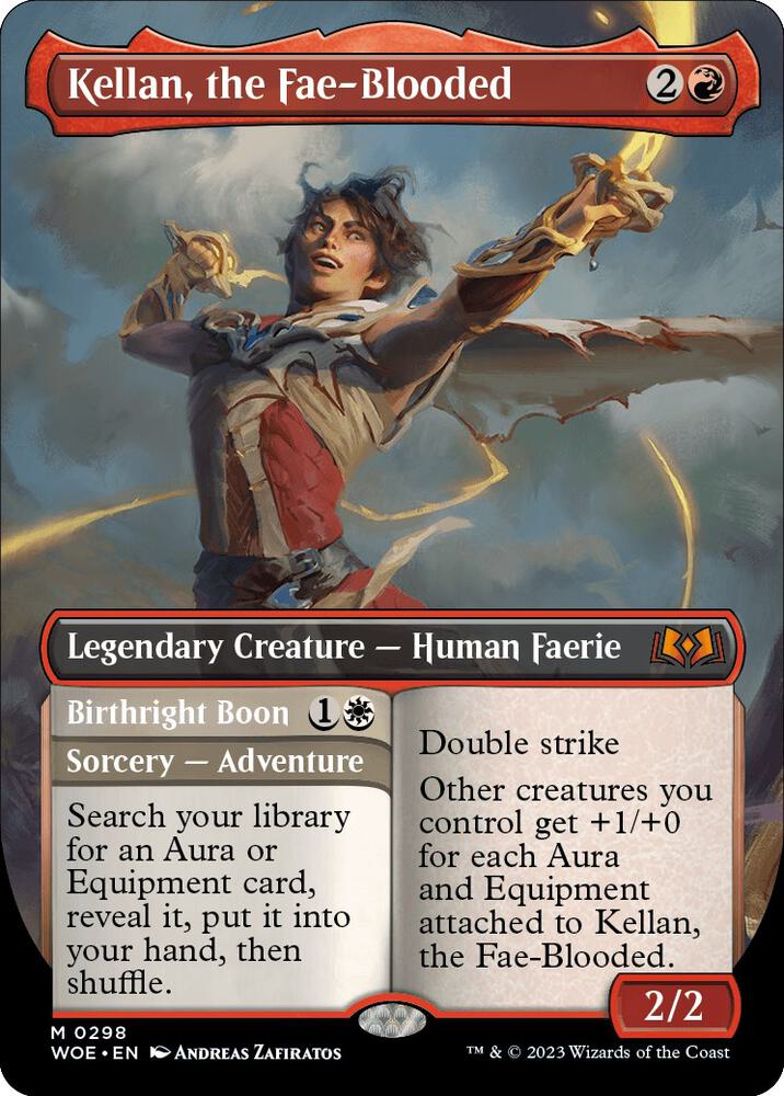 Kellan, the Fae-Blooded (Borderless) card image