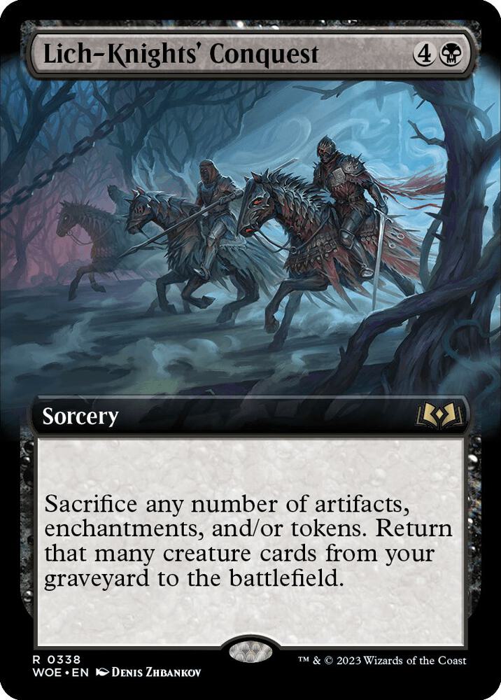 Lich-Knights' Conquest (Extended Art) card image