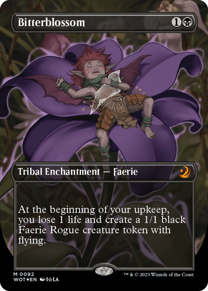 Bitterblossom (Anime Borderless) (Confetti Foil) card image