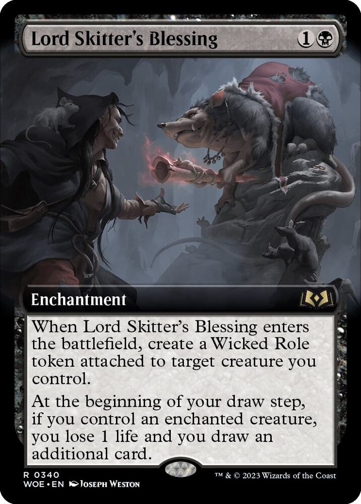Lord Skitter's Blessing (Extended Art) card image