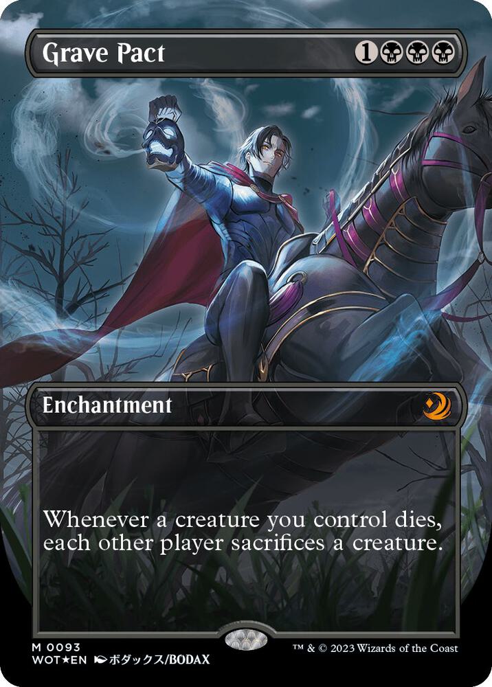 Grave Pact (Anime Borderless) (Confetti Foil) card image