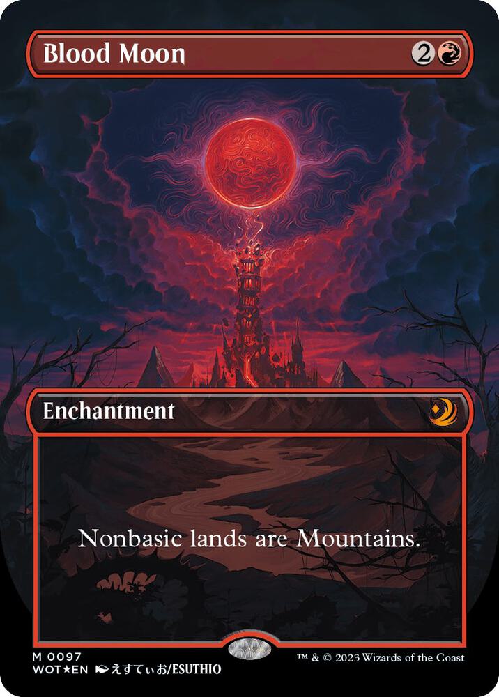 Blood Moon (Anime Borderless) (Confetti Foil) card image
