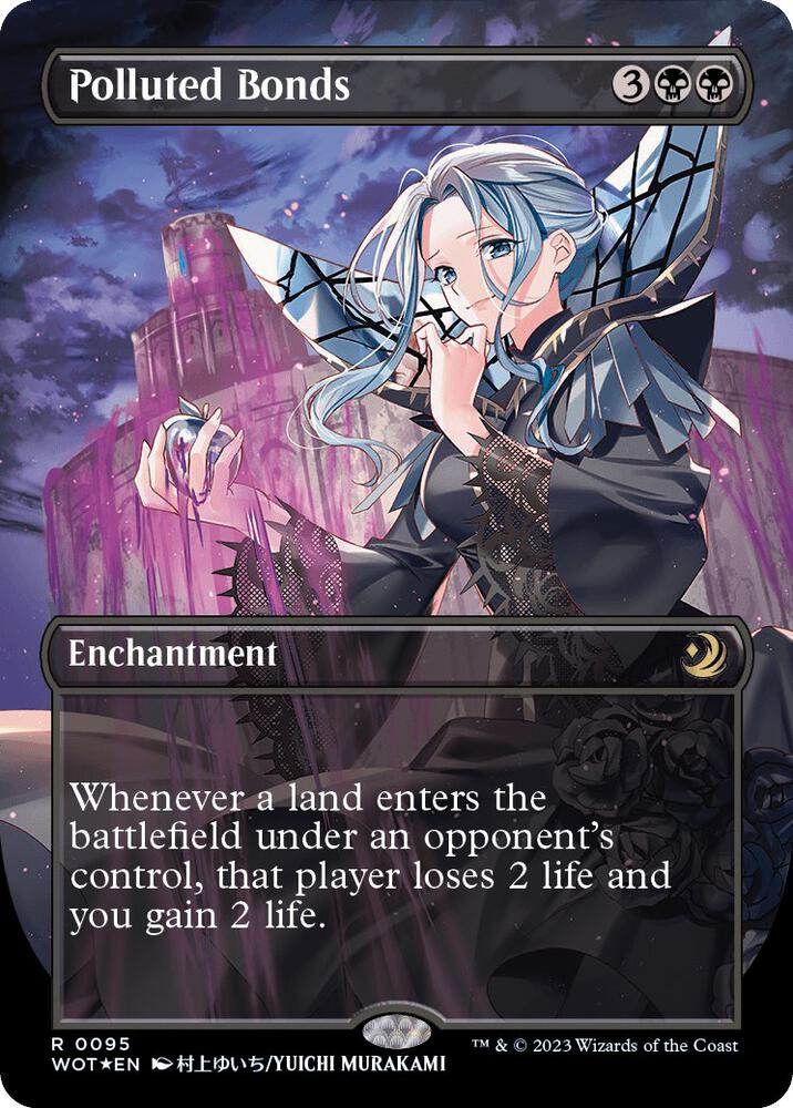 Polluted Bonds (Anime Borderless) (Confetti Foil) card image