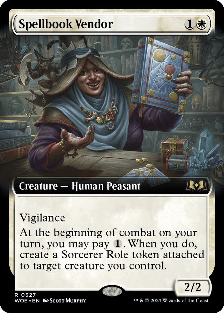 Spellbook Vendor (Extended Art) card image