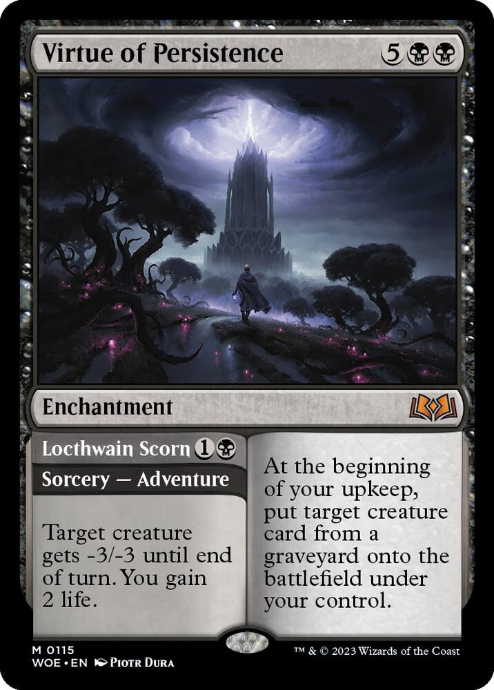Virtue of Persistence card image