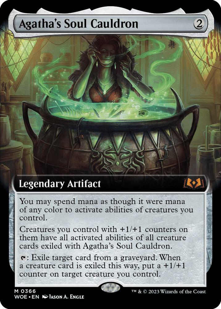 Agatha's Soul Cauldron (Extended Art) card image